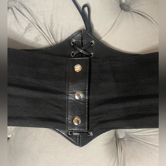 Black Corset Size OS Women Men Kids Unisex - Picture 4 of 6